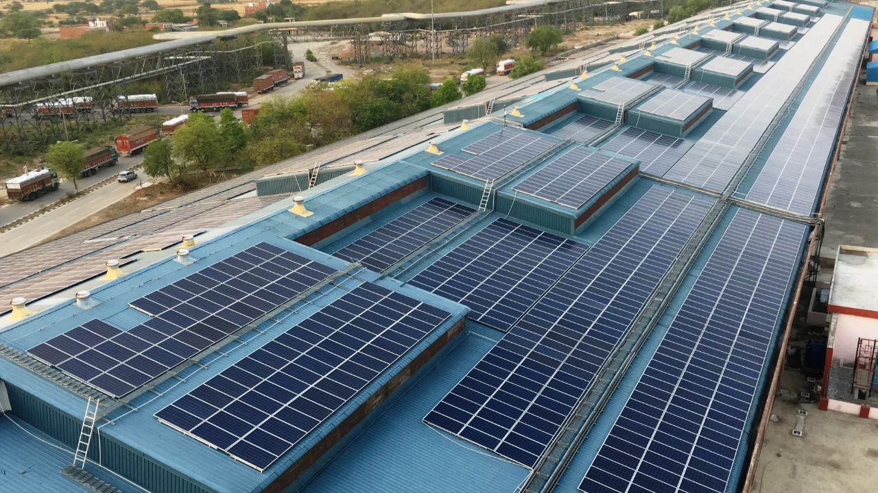 Commissions a rooftop solar PV project for GAIL