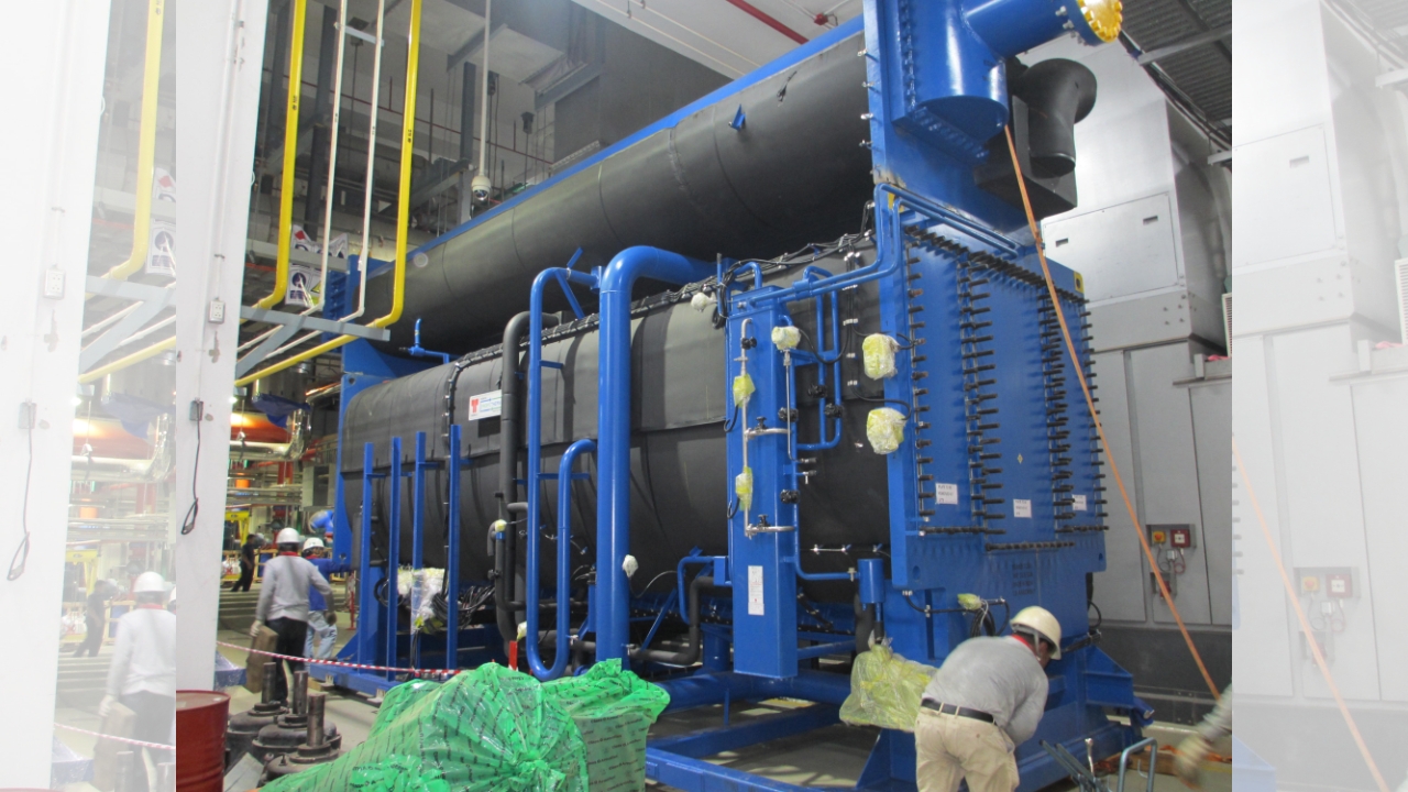 Thermax chillers in a petrochemical plant