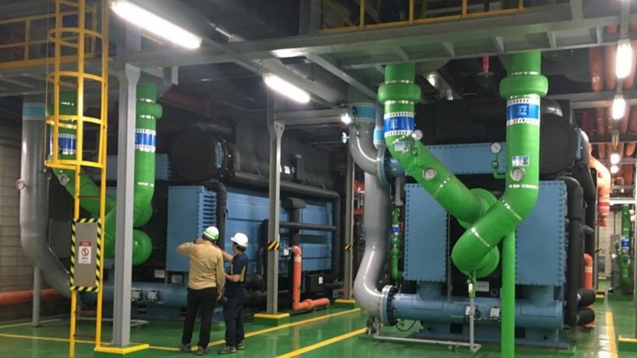 Chiller commissioned at a polyester manufacturer in Taiwan